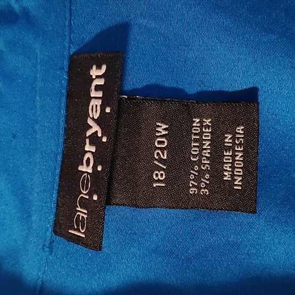 2/$30 Women's Peacock Blue Jewel Tone Blouse - Picture 4 of 5